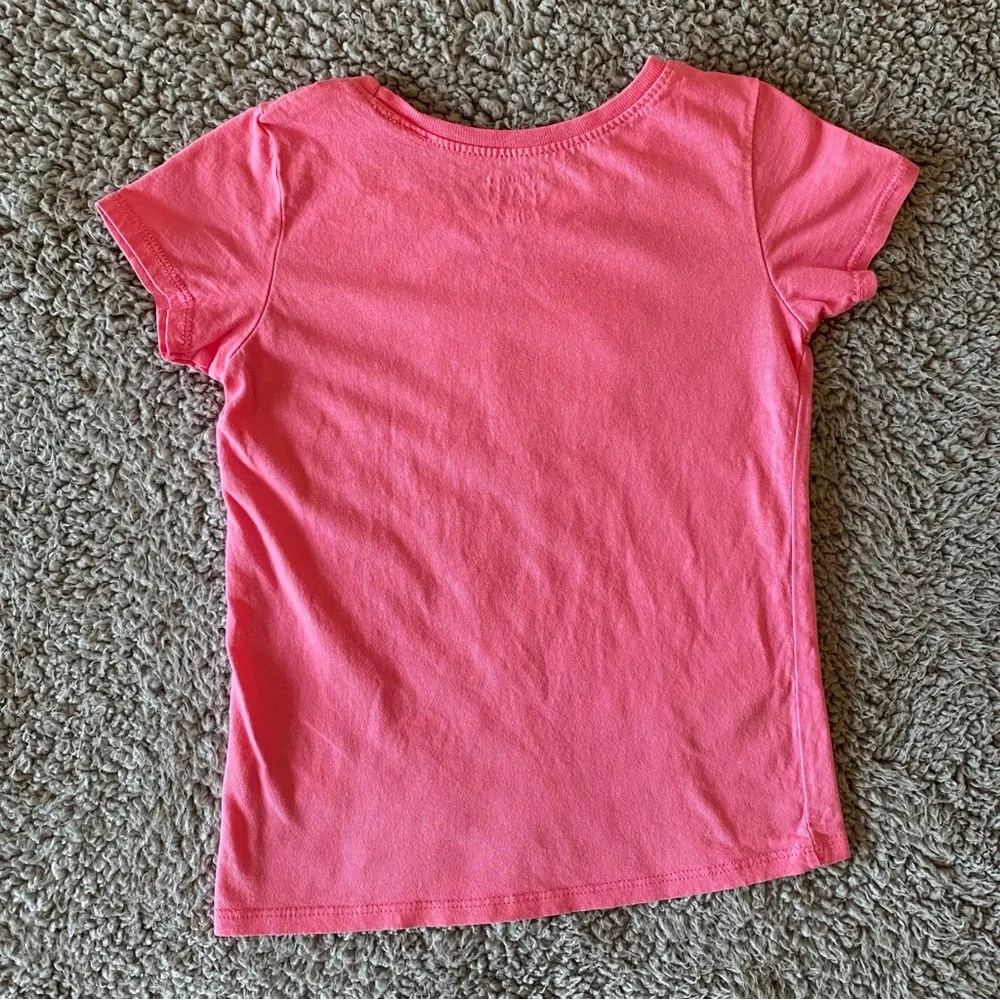 The Children’s Place Girls 5T Back to School LOT of Two Short Sleeve Shirts ABC
